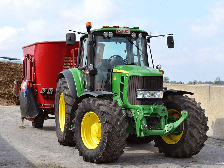 Ritje op de tractor